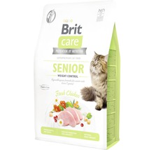 Brit Care Senior krmivo pro kočky s čerstvým kuřetem v krmném vaku