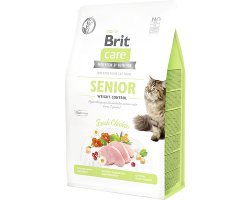 Granule pro kočky Brit Care Cat Grain-Free SENIOR AND WEIGHT CONTROL 0,4 kg