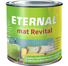 Barva univerzální ETERNAL Mat Revital k obnovování starých nátěrů 0,35 kg 213 černý, ekologicky šetrné-thumb-0