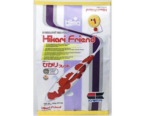 Krmivo pro jezírkové ryby HIKARI Friend Medium 10 kg Hikari Friend krmivo pro všechny druhy jezírkových ryb v 10 kg balení