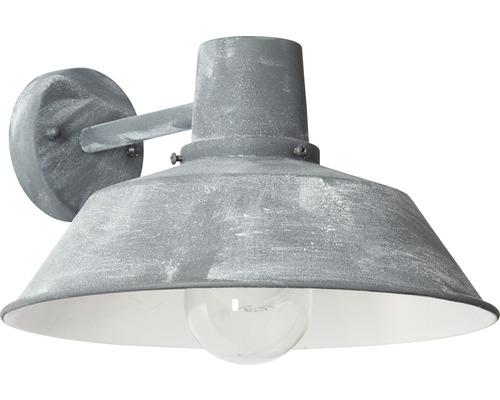 Kovové nástěnné svítidlo se stínidlem