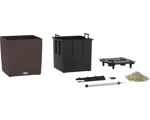 Květináč s vložkou, zavlažovací soupravou a příslušenstvím