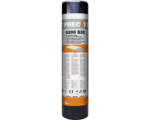 Bitumenový pás G200 S35 v roli pro podkladní vrstvu a izolaci se skelnou tkaninou