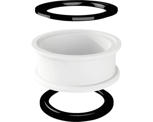 Nástavec a dva těsnicí kroužky pro sanitární použití