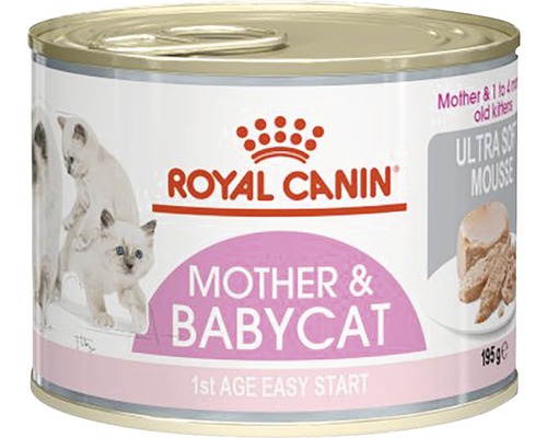 Konzerva pro koťata a kojící kočky Royal Canin FHN Baby Cat 195 g Royal Canin Mother and Babycat krmivo pro kočky, 195 gramová dóza