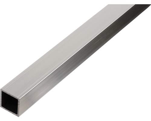 Alu trubka čtyřhran, přírodní15x15x1mm, 1m Alu trubka čtyřhran, přírodní15x15x1mm, 1m