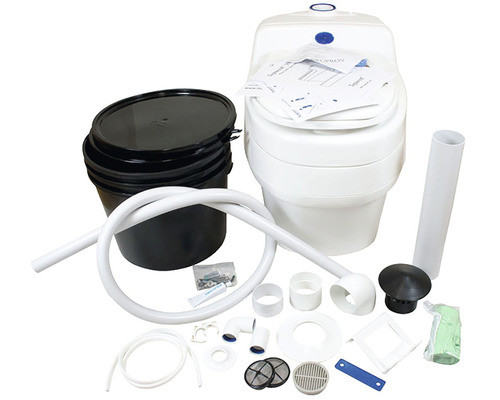 Separett toaleta s příslušenstvím a sběrnou nádobou