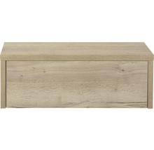 Koupelnová skříňka pod umyvadlo Bloxx 100 cm s umyvadlovou deskou dub přírodní
