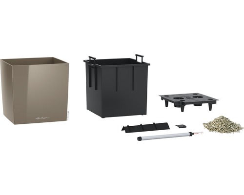 Květináč se zavlažovacím systémem a příslušenstvím