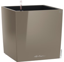 Čtvercový květináč Lechuza s ukazatelem hladiny vody