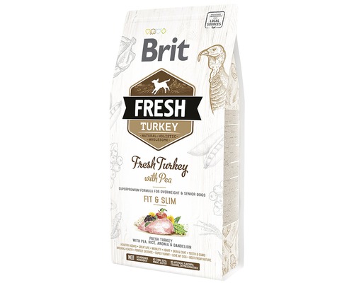 Granule pro psy Brit Fresh Turkey Light 2,5 kg