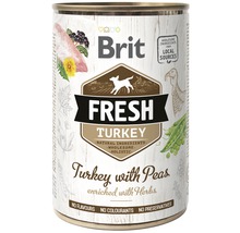 Konzerva pro psy Brit Fresh Turkey with Peas 400 g