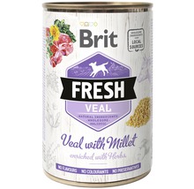 Konzerva pro psy Brit Fresh Veal with Millet 400 g
