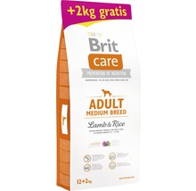 Brit Care krmivo pro dospělé psy středních plemen s jehněčím a rýží v 14kilogramovém balení