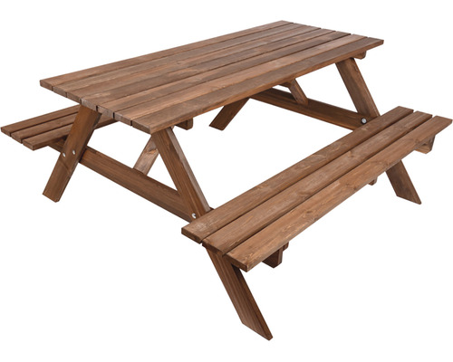 Zahradní sestava dřevěná PIKNIK 2 lavice + stůl 160 cm