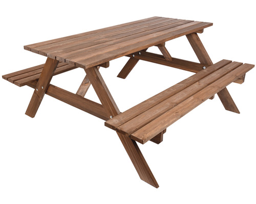 Dřevěný piknikový stůl pro venkovní použití