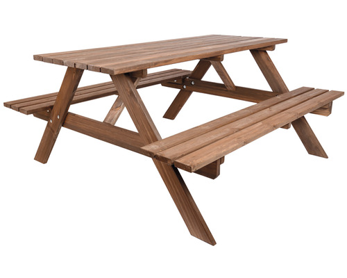 Dřevěný piknikový stůl pro venkovní použití