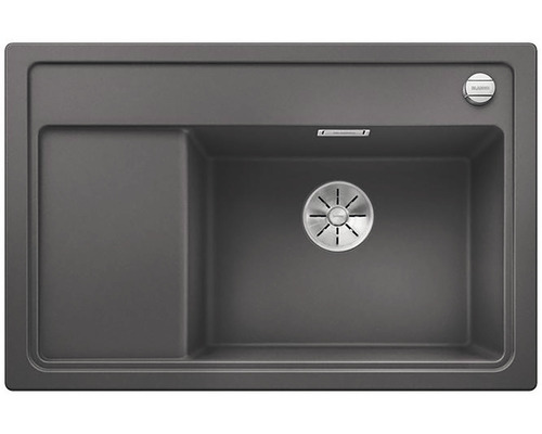 Granitový dřez Blanco ZENAR XL 6 S Compact 510 x 780 mm skalní šedá 523775 Kamenný dřez s odkapávací plochou