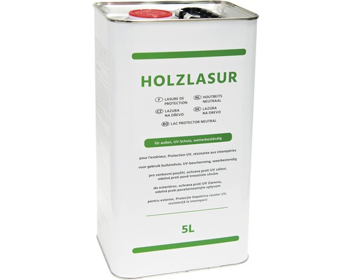 Lazura na dřevo Hornbach Neutral palisandr 5 l