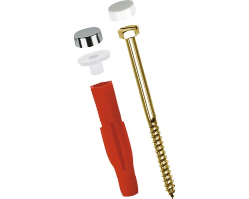 Šroub s hmoždinkou a krytkou