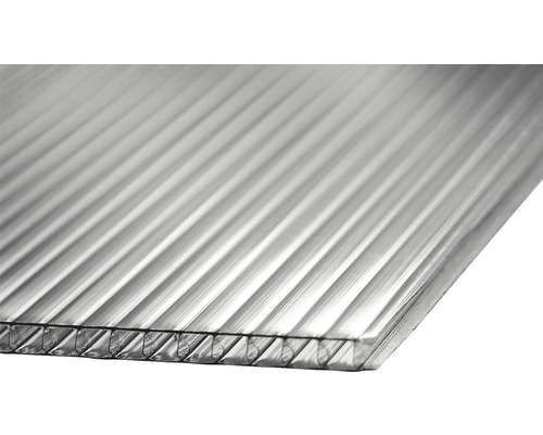 Polykarbonátová deska Bravo dutinková 2000 x 1050 x 4 mm čirá Polykarbonátová dvouvrstvá deska