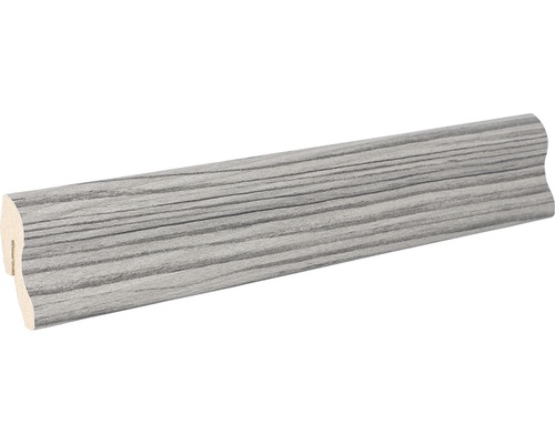 Podlahová lišta MDF 22 x 40 x 2600 mm borovice stříbrná Podlahová lišta s kresbou dřeva
