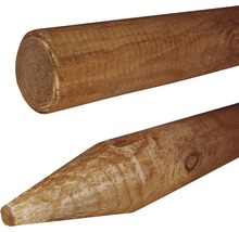 Dřevěný kůl Ø 7 cm přírodní 200 cm tlakově impregnovaný-thumb-0