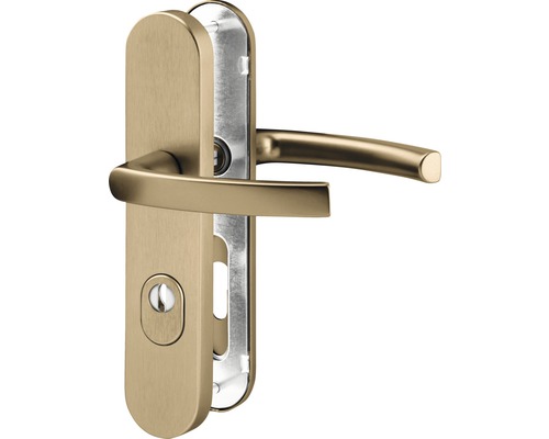 Dveřní kování s dlouhým štítem a klikou