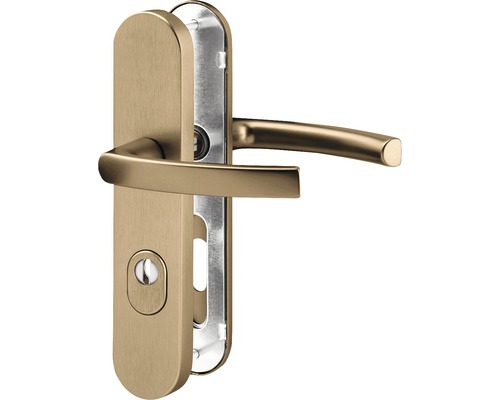 Dveřní klika s dlouhým štítkem pro interiérové dveře