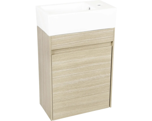 Skříňka pod umyvadlo s umyvadlem a dvířky