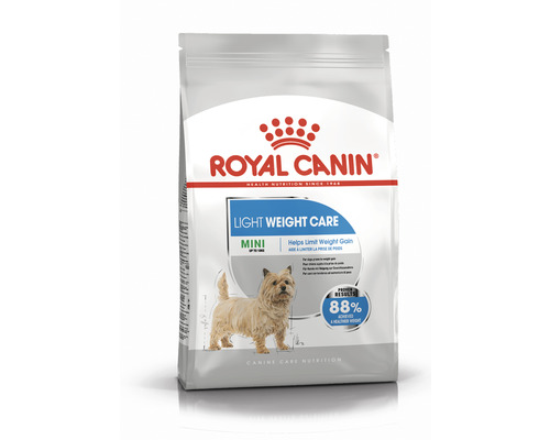 Granule pro psy ROYAL CANIN Mini Light Weight Care 3 kg Balení krmiva pro psy Royal Canin Light Weight Care Mini