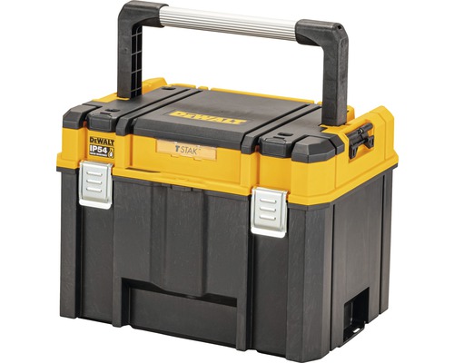 Box na nářadí od společnosti DeWalt s rukojetí
