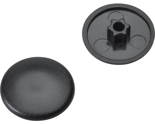 Krytka pro torx drážku T 25 plast černá, 200 kusů