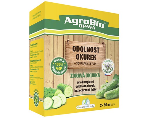 ZDRAVÁ okurka - odolnost okurek souprava dvou přírodních produktů-0