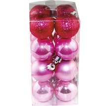 Balení vánočních koulí z plastu v různých provedeních