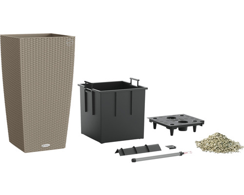 Květináč se zavlažovacím systémem a příslušenstvím