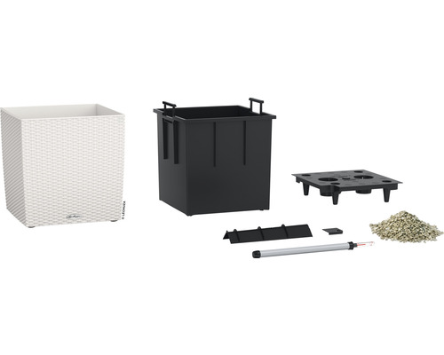 Sada květináčů s vnitřní nádobou, zavlažovacím systémem a příslušenstvím