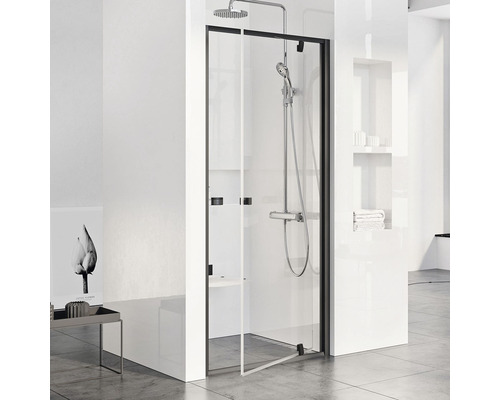 Sprchové dveře RAVAK Pivot PDOP1-90 black+Transparent 03G70300Z1