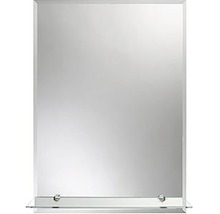 Zrcadlo do koupelny Milano 80 x 60 cm s poličkou-thumb-0