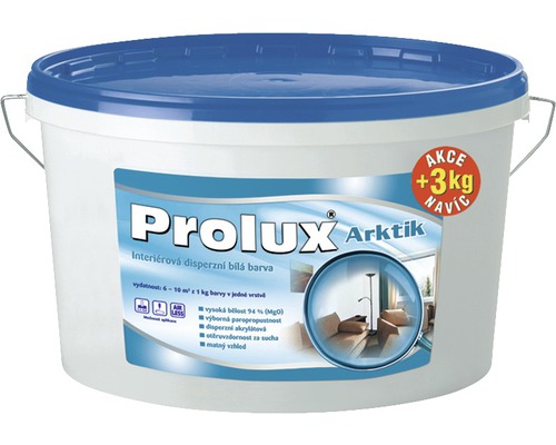 Barva na zeď Prolux Arktik bílá 15 kg +3 kg zdarma