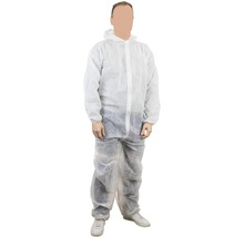 Jednorázový ochranný oblek, malířská kombinéza s kapucí-thumb-1 Jednorázový ochranný oblek, malířská kombinéza s kapucí-thumb-1