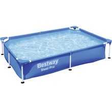 Obdélníkový bazén Bestway Steel Pro naplněný vodou
