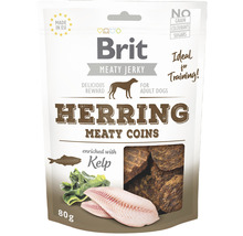 Pamlsky pro psy Brit Jerky Herring Meaty Coins 80 g