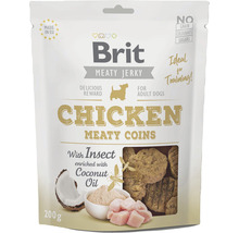 Pamlsky pro psy Brit Jerky Chicken & Insect Meaty coins 200 g