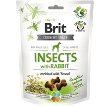 Pamlsky pro psy Brit Care Crunchy Cracker Insects with Rabbit enriched with Fennel 200 g