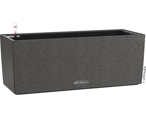 Samozavlažovací truhlík Lechuza Balconera Stone 50 x 19 cm grafitový Květináč Lechuza se zavlažovacím systémem