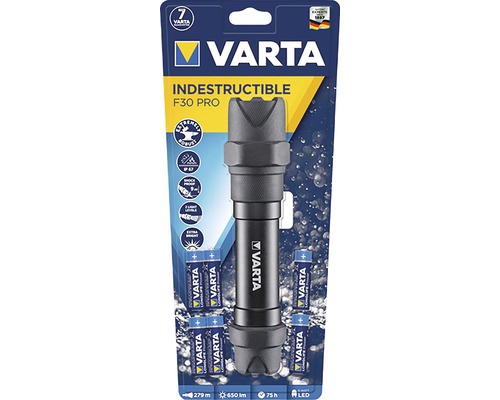 Svítilna Varta Indestructible F30 Pro s bateriemi