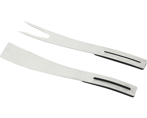 Obracečka a grilovací vidlice z nerezové oceli