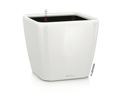 Čtvercový květináč se zavlažovacím systémem