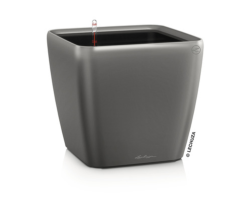 Čtvercový květináč s ukazatelem hladiny vody